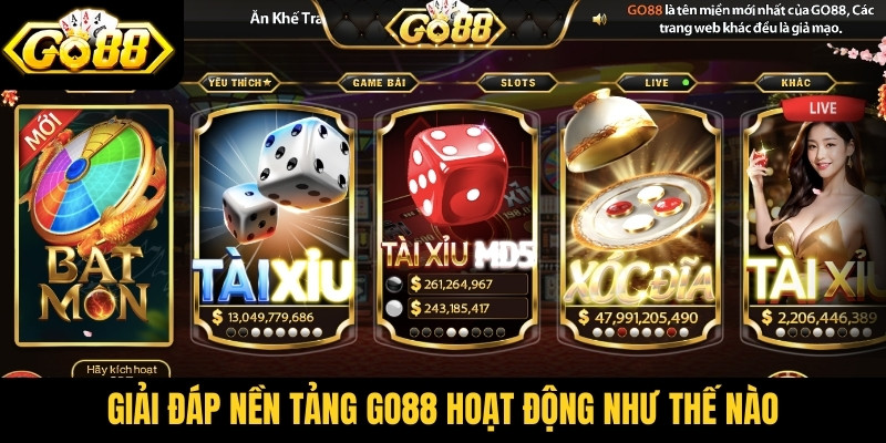 Giải đáp nền tảng go88 hoạt động như thế nào